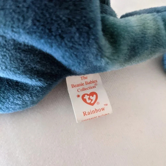 Rainbow the Chameleon Beanie Baby - Picture 3 of 3